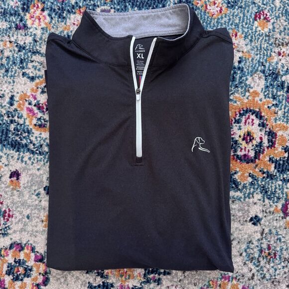 Rhoback Quarter Zip Men’s XL Blue Golf Performance Pullover - Picture 3 of 7